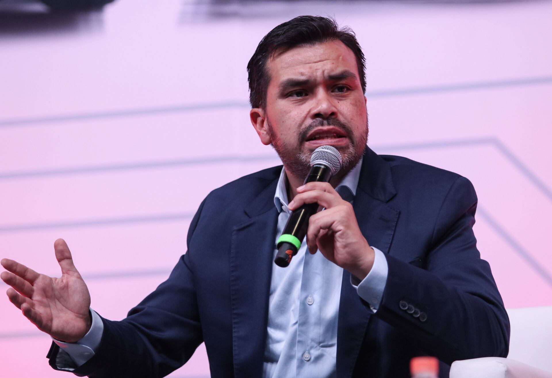 Jorge Álvarez Máynez en la Canacar