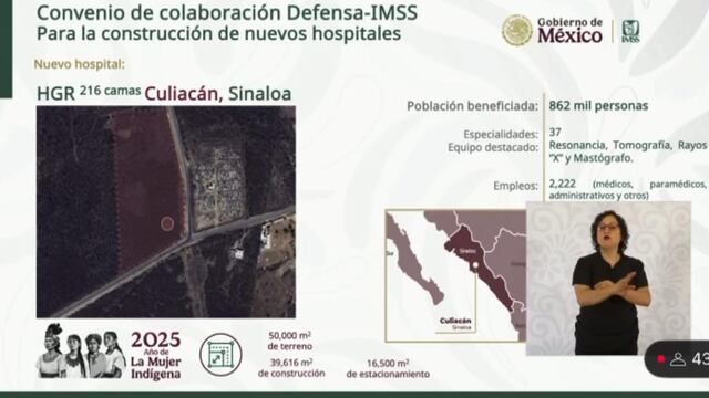 Rubén Rocha agradece construcción de Hospital Regional del IMSS en Culiacán