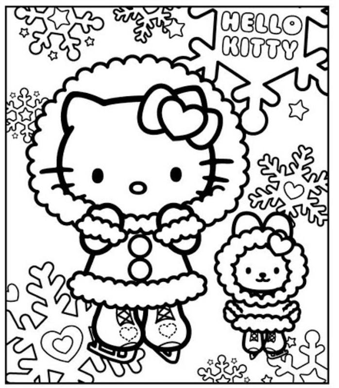 Hello Kitty invierno