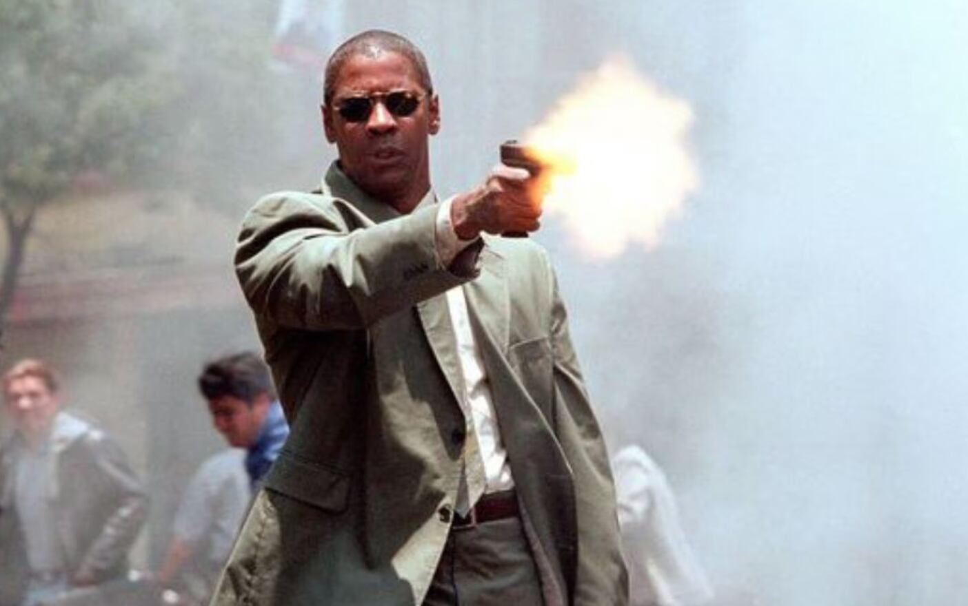 Denzel Washington en Hombre en Llamas