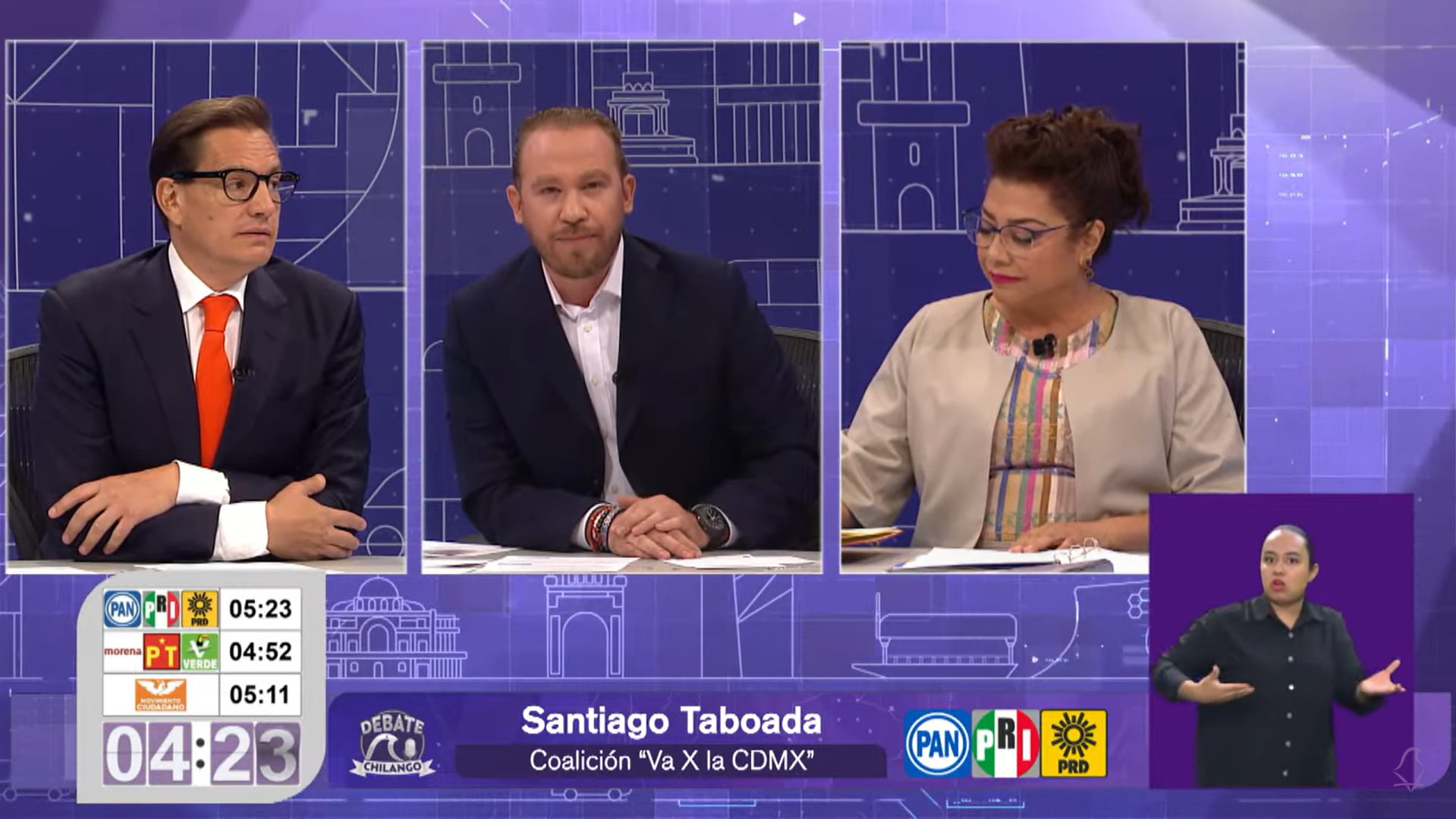 Tercer debate chilango, elecciones 2024