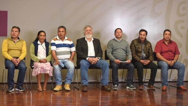 En un evento de reinvindicación, Alejandro Encinas reconoció la inocencia de los 6 defensores de Tlanixco.
