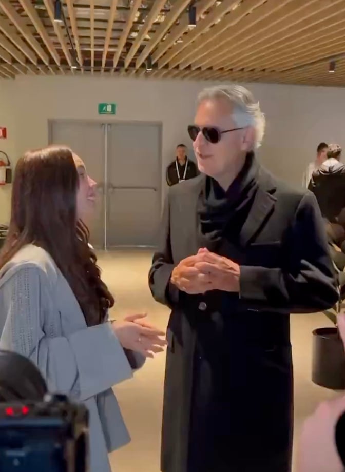 Belinda y Andrea Bocelli