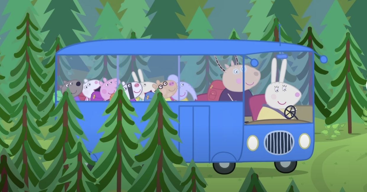 Peppa Pig acampa y hace una fogata