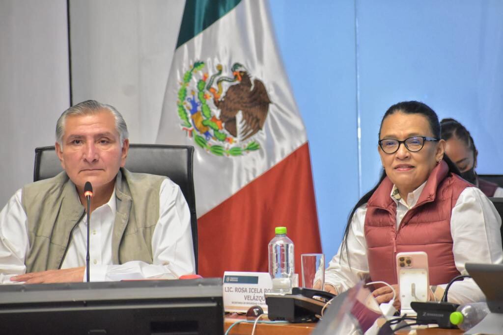 Adán Augusto López y Rosa Icela Rodríguez Velázquez