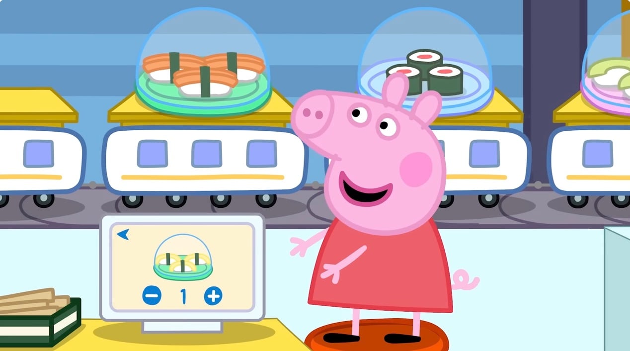 Peppa Pig por Día Internacional del Sushi