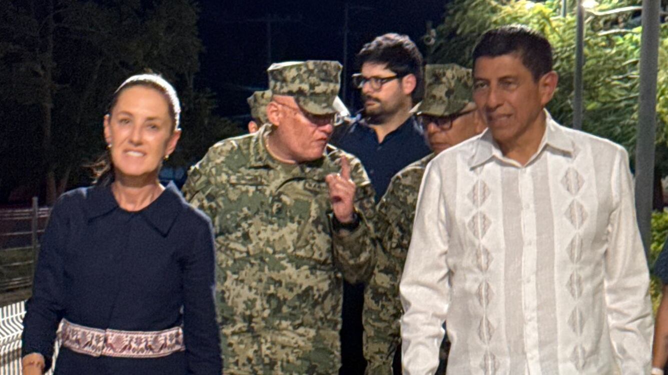 Sheinbaum y Salomón Jara supervisan atención a víctimas del Tren Interoceánico en el Istmo