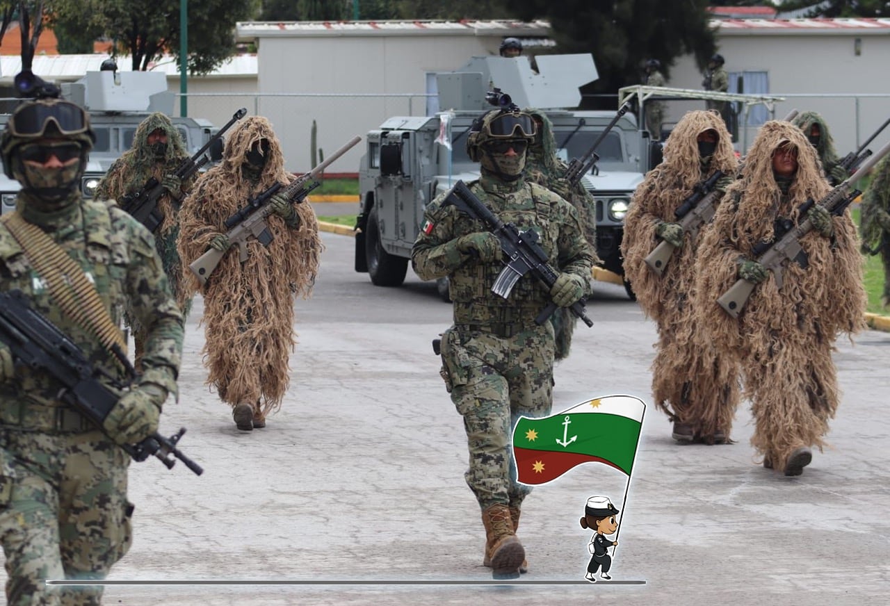 Preparativos del desfile militar 2021