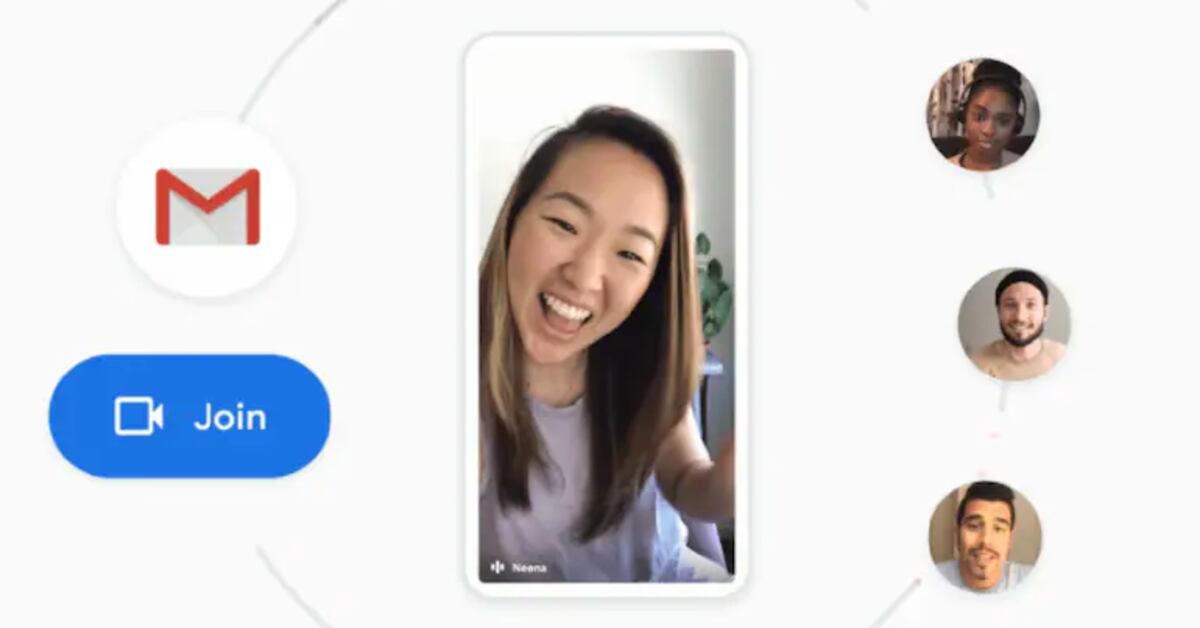 Gmail ya deja hacer videollamadas en iOS y Android