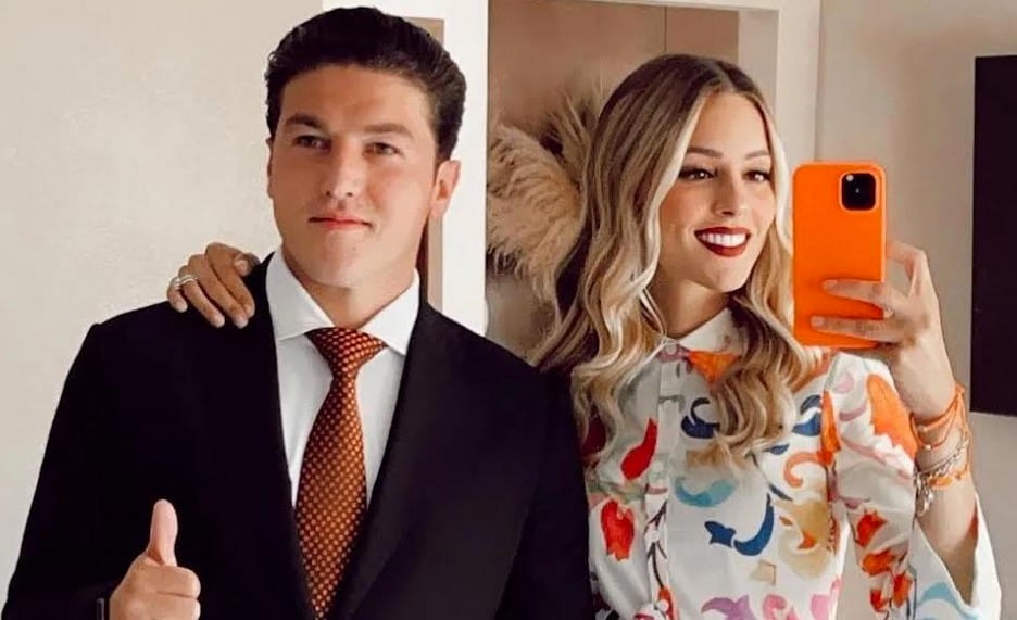 Selfie de Samuel García y Mariana Rodríguez