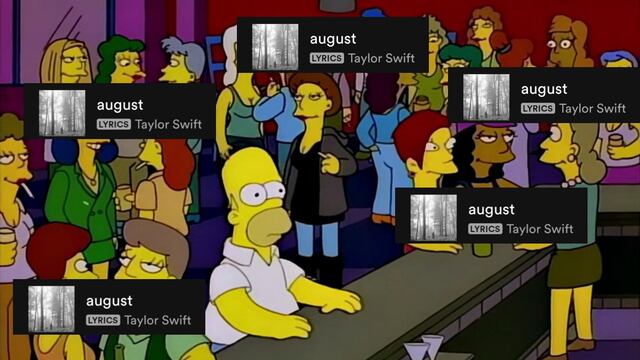 Memes dan la bienvenida a agosto 2023 con August, canción de Taylor Swift