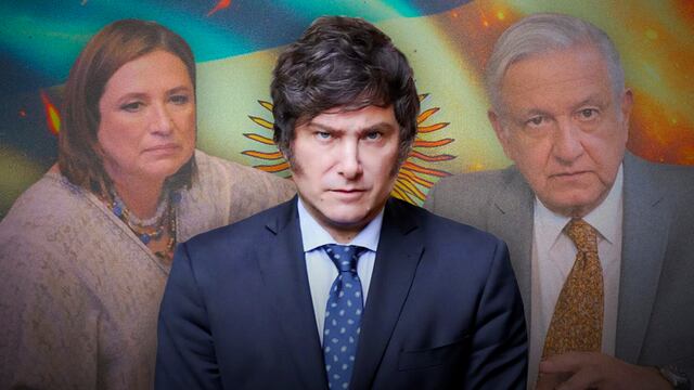 Xóchitl Gálvez le pide a Javier Milei que deje a ella el hablar mal de AMLO