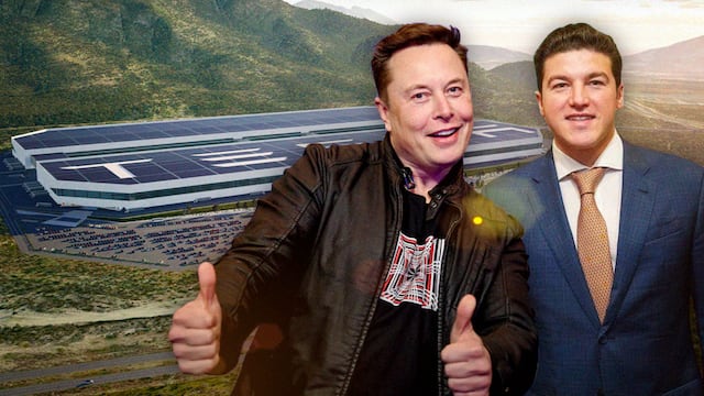 Elon Musk presenta la giga fábrica de Tesla en México y da la bienvenida a Samuel García