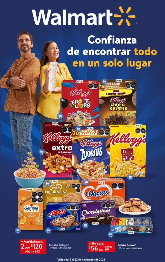 Folleto Walmart / Tomada del sitio Cazaofertas