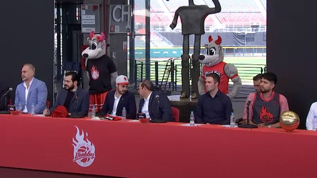 Presentación de los Diablos Rojos de Básquetbol