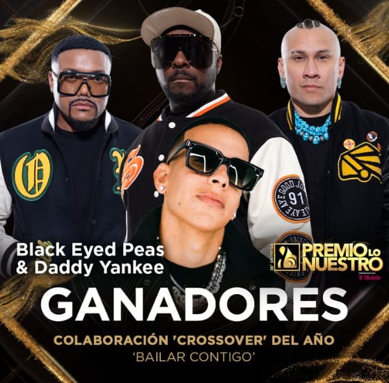 Premios Lo Nuestro 2024: ‘Bailar Contigo’ gana a Colaboración ‘Crossover’ Del Año