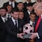 Donald Trump recibe a Lionel Messi y al Inter Miami en la Casa Blanca