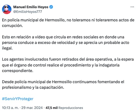 Retiran de sus funciones a policías que aceptaron soborno de Natanael Cano