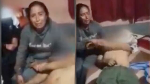 VIDEO: Policía de Pomacuarán, municipio de Paracho en Michoacán, mató a su esposo; muestra los balazos en el cadáver