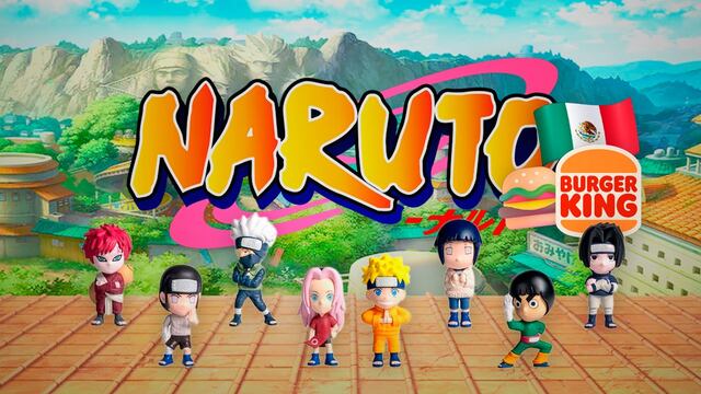 La colección de Naruto llega a Burger King México