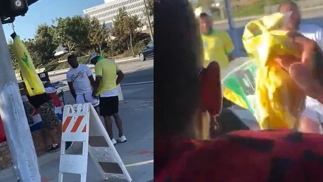 Neymar Jr. compra playeras de Brasil en puesto callejero