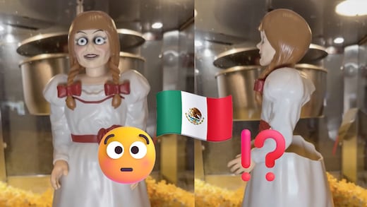 La extraña palomera de Annabelle que almacena palomitas en su trasero ¿llegará a México?
