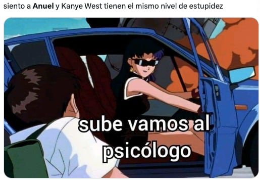 Memes tunden a Anuel AA por tirarle de nuevo a Feid