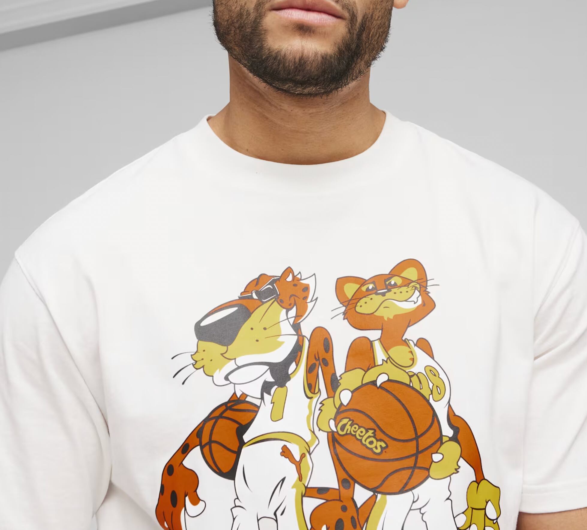 Playera para hombre PUMA HOOPS x CHEETOS I