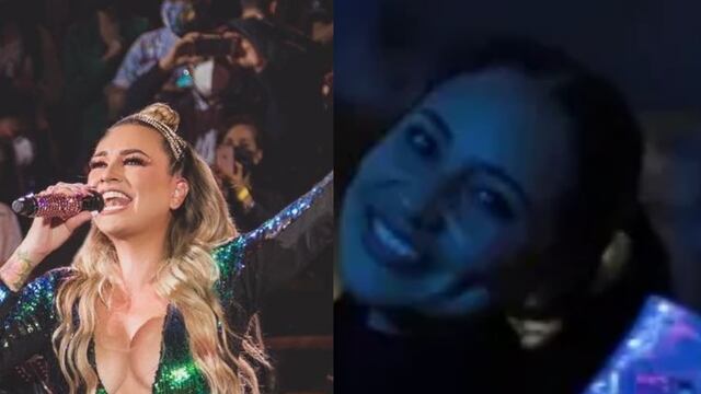 María José regala sus botas a fan.