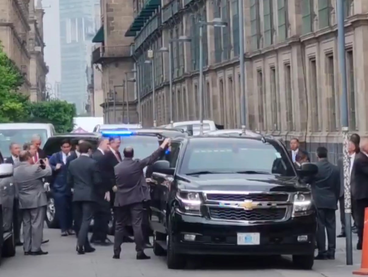 Jamieson Greer llega a Palacio Nacional con Marcelo Ebrard para ver a Claudia Sheinbaum