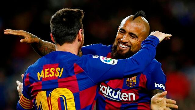 Messi y Vidal