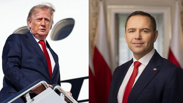 Trump celebra posible acuerdo para base militar con Karol Nawrocki