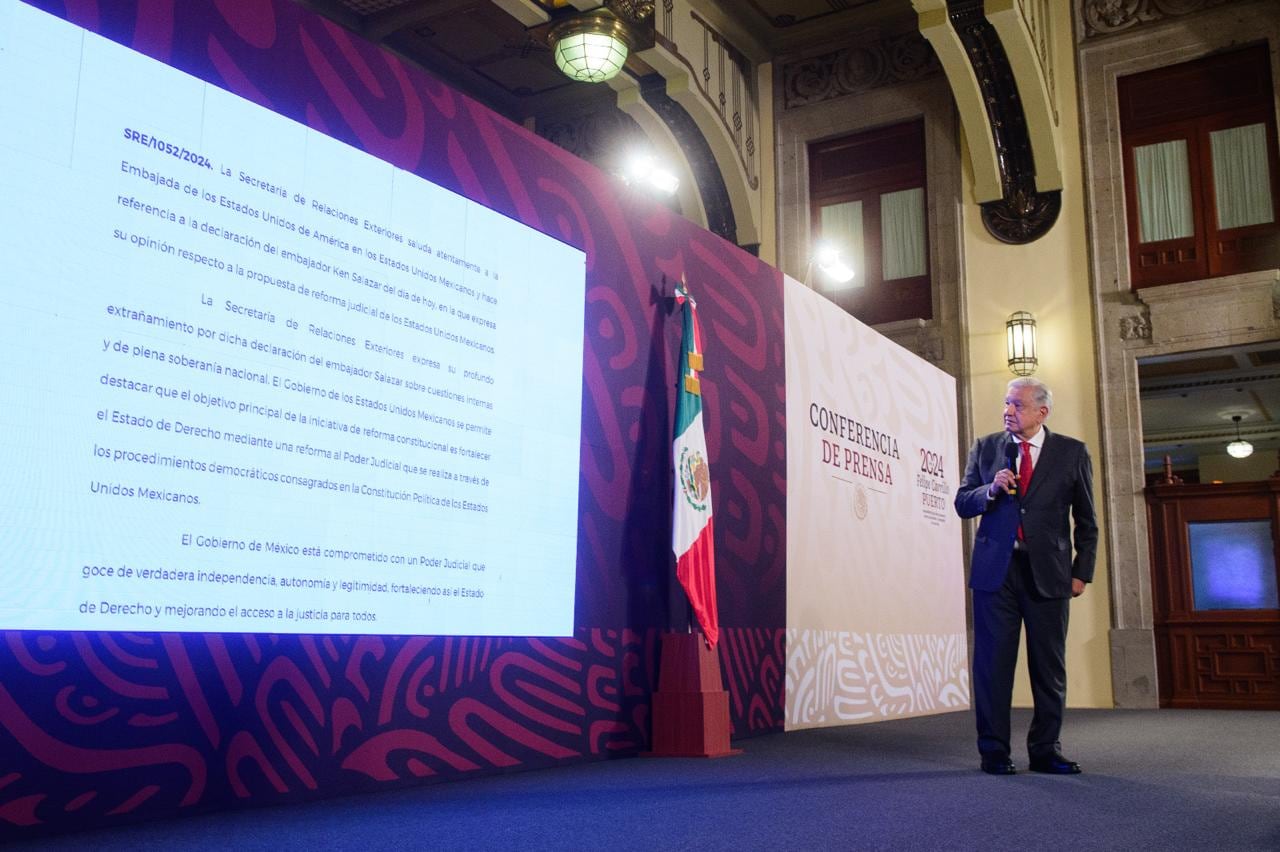 AMLO da a conocer nota diplomática a Estados Unidos