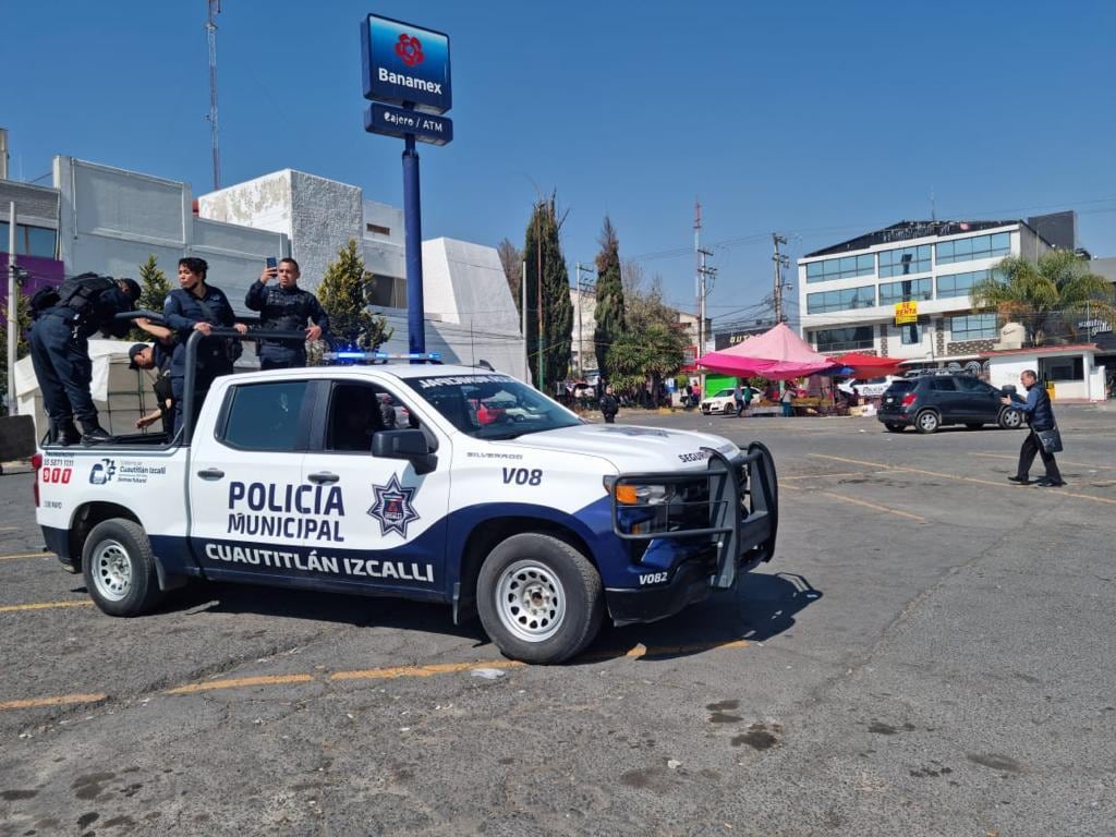 Gobierno de Cuautitlán Izcalli controla balacera en tianguis de Centro Urbano