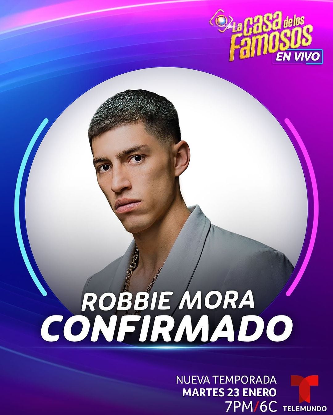 Robbie Mora en La Casa de los Famosos 4