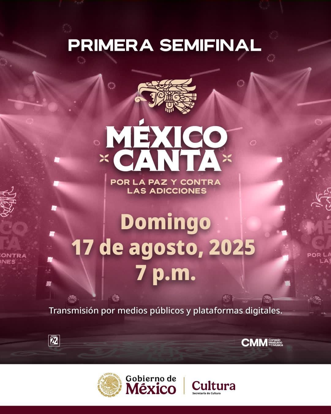 Horario semifinal México Canta, 17 de agosto