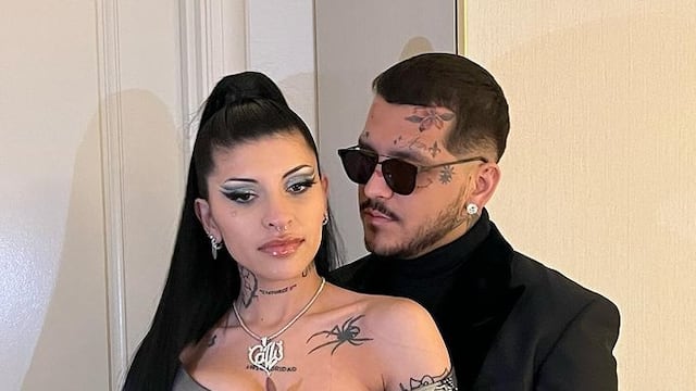 Cazzu y Christian Nodal.