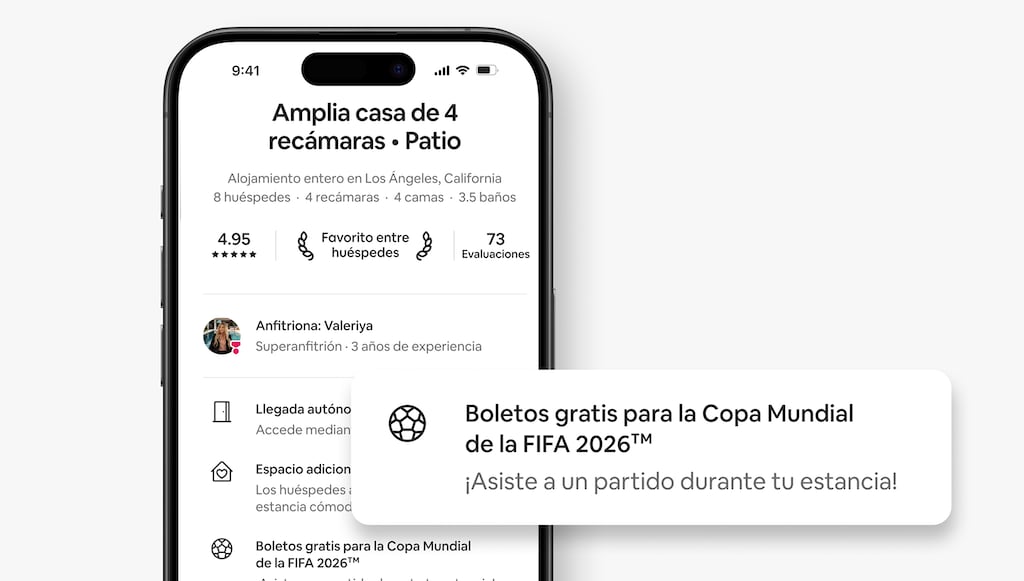 Airbnb sorprende con boletos gratis para el Mundial 2026