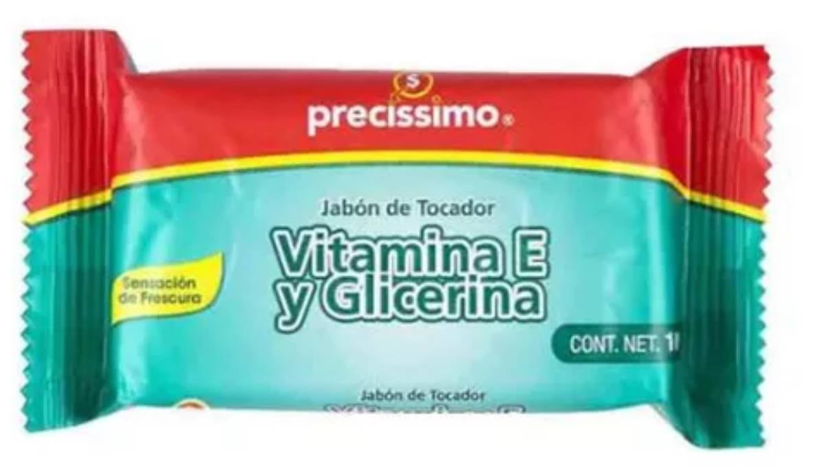 Jabón Precissimo vitamina e y glicerina