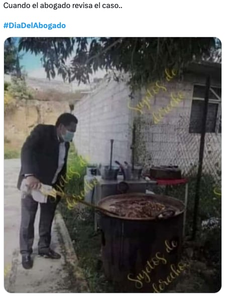 Este 12 de julio con memes, recuerdan el Día del Abogado