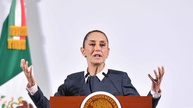 Claudia Sheinbaum en conferencia mañanera del 26 de noviembre