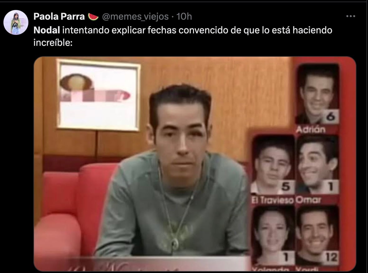 Memes de la entrevista de Christian Nodal con Adela Micha