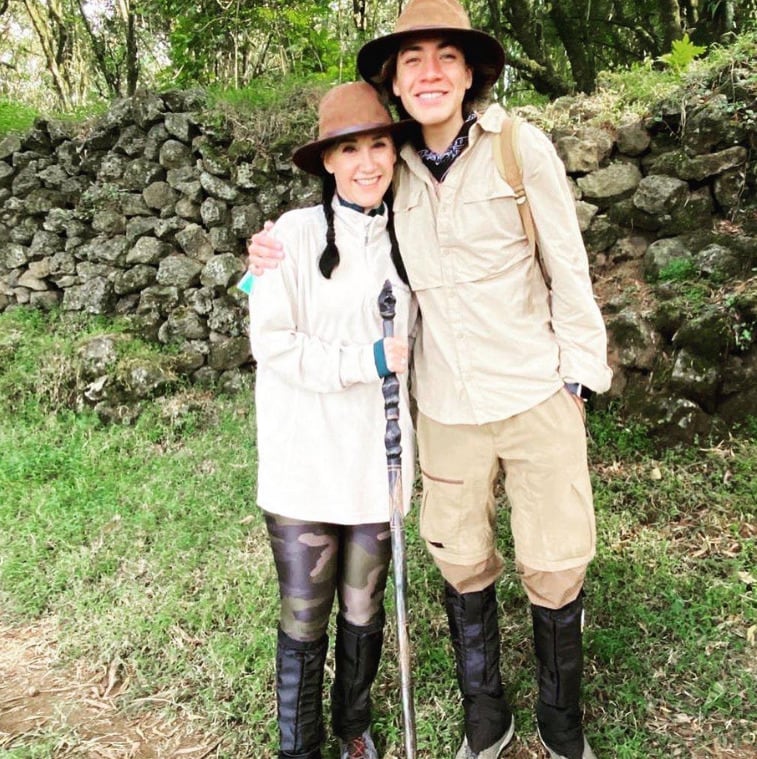 Susana Zabaleta y su hijo Matías Gruener