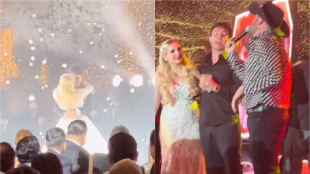 Lujosa boda en Monterrey tuvo de invitados a Gerardo Ortiz y Gabito Ballesteros