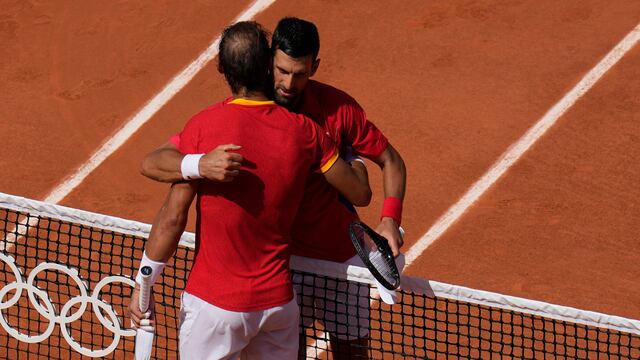 Djokovic vs Nadal, en los Juegos Olímpicos de París 2024.
