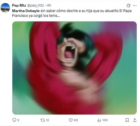 Memes de Martha Debayle por la muerte del Papa Francisco