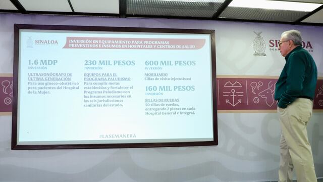 Rubén Rocha, gobernador de Sinaloa