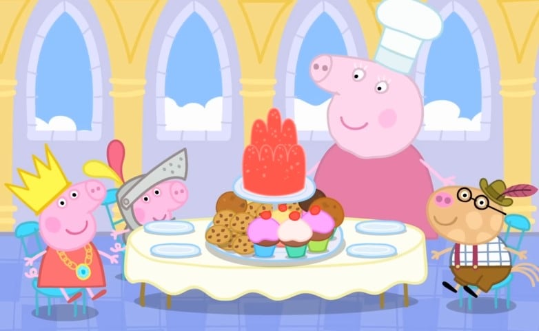 Peppa Pig es una princesa de cuento