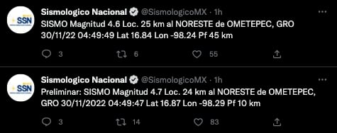 Sismo en Guerrero hoy 30 de noviembre