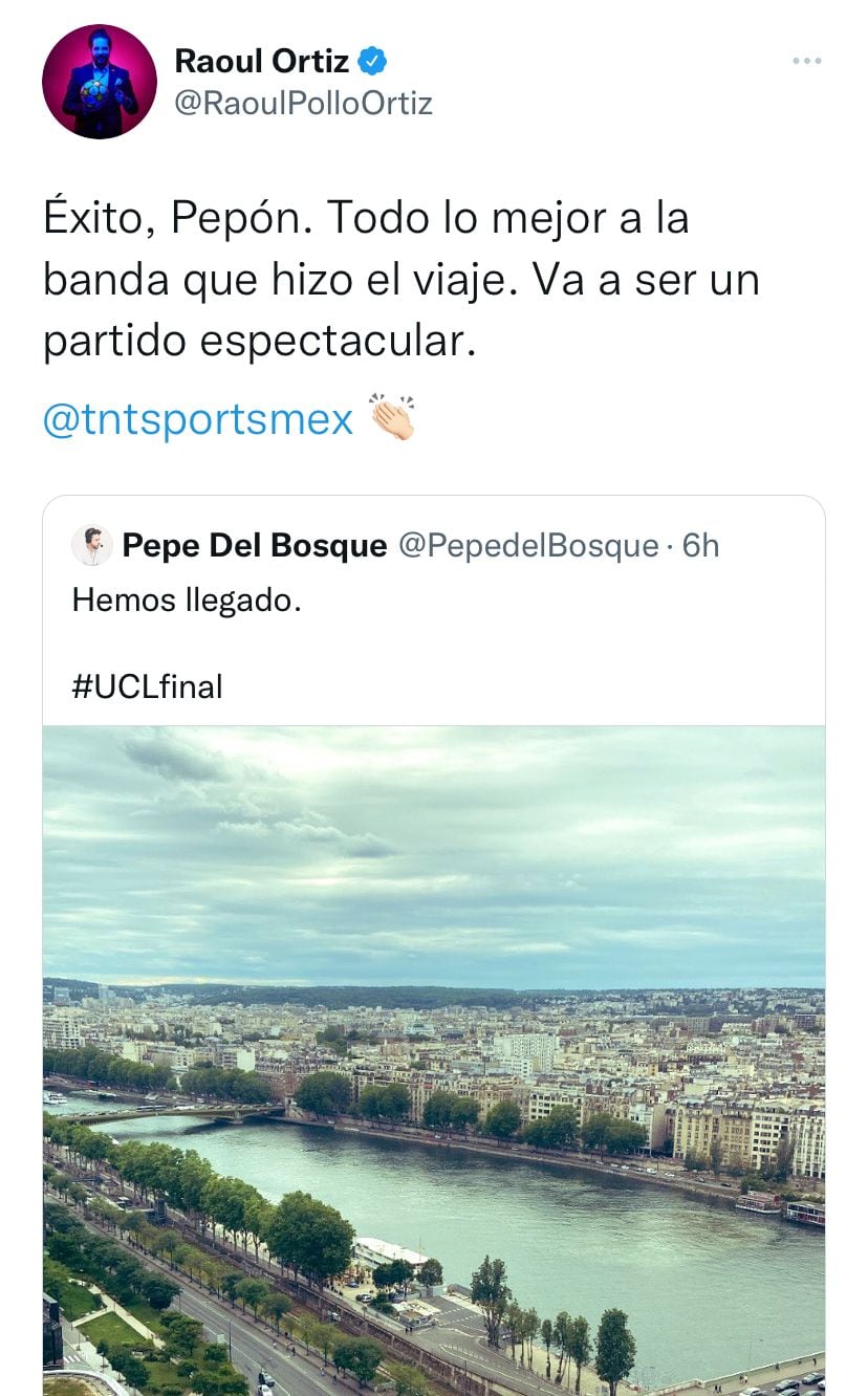 El 'Pollo' Ortiz no viajó a París para la cobertura de la final de la Champions League.